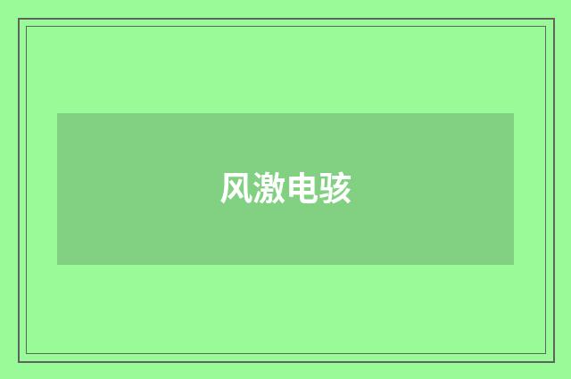 风激电骇