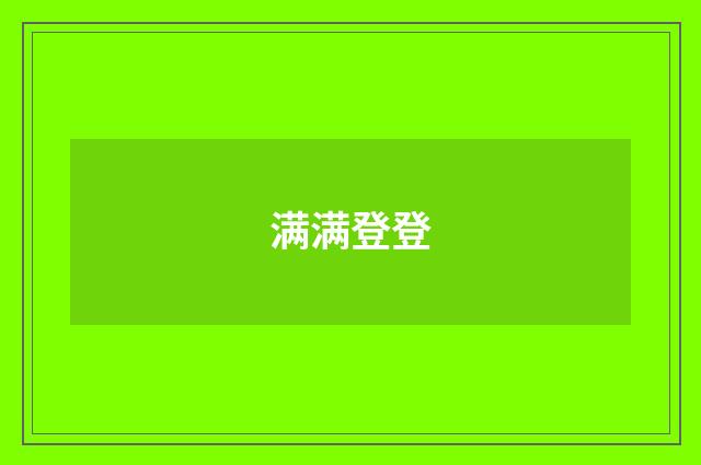 满满登登