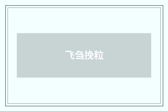 飞刍挽粒