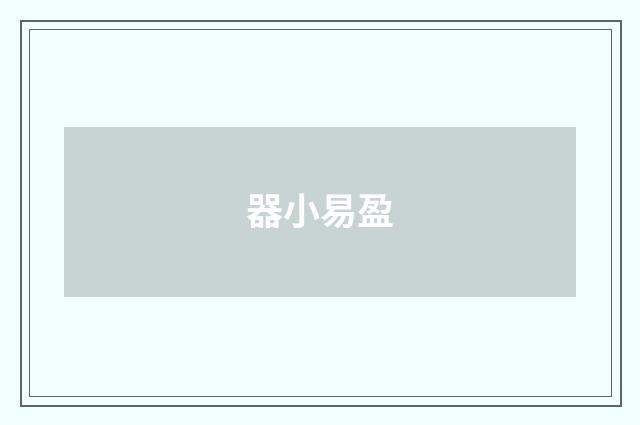器小易盈
