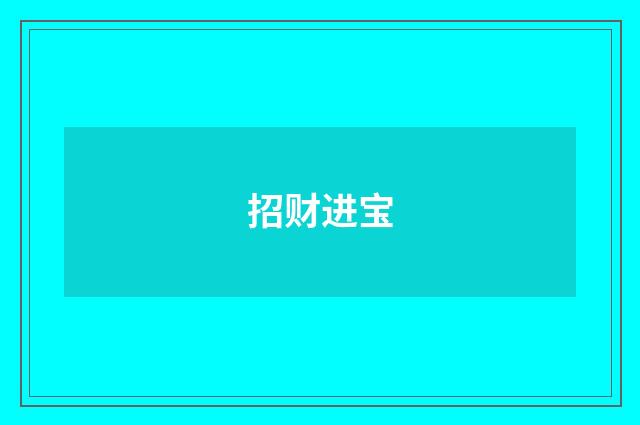 招财进宝
