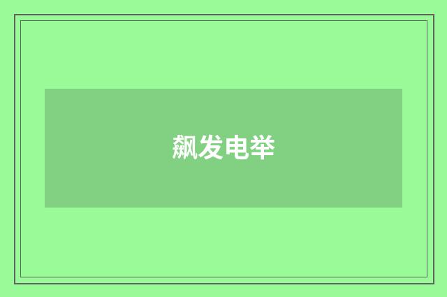 飙发电举