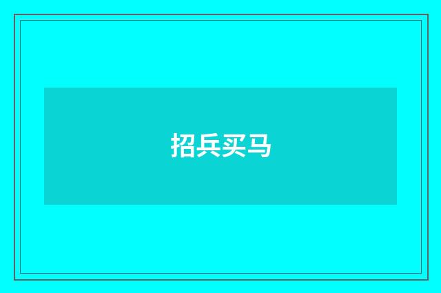 招兵买马