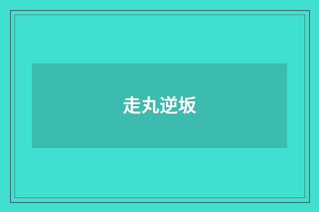 走丸逆坂