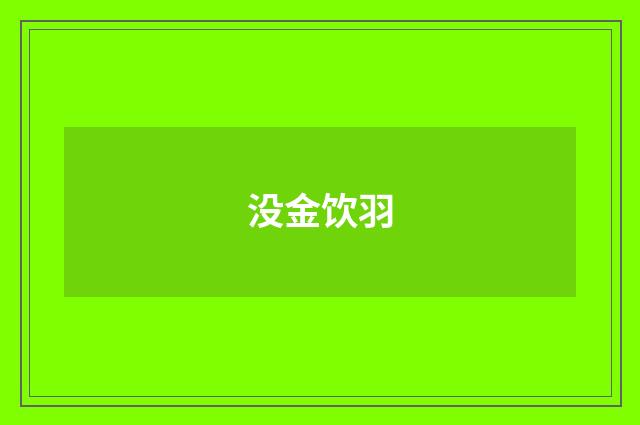 没金饮羽