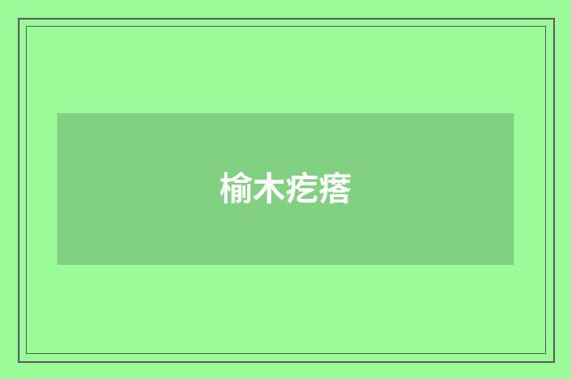 榆木疙瘩