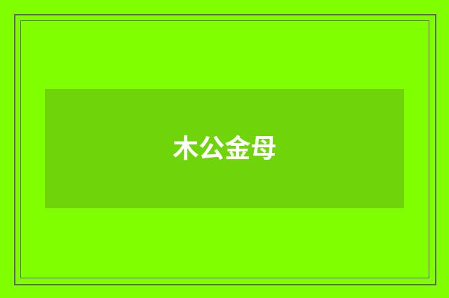 木公金母