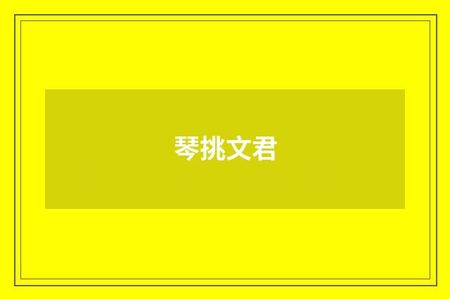 琴挑文君