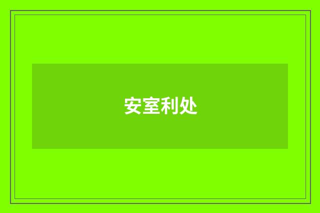 安室利处