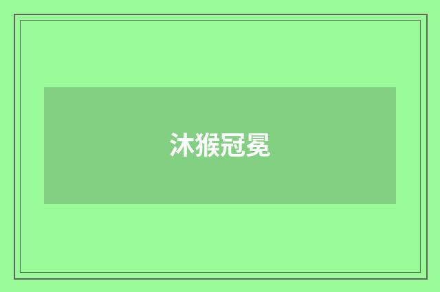 沐猴冠冕