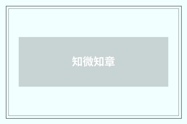 知微知章