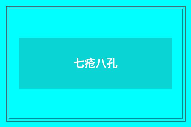 七疮八孔