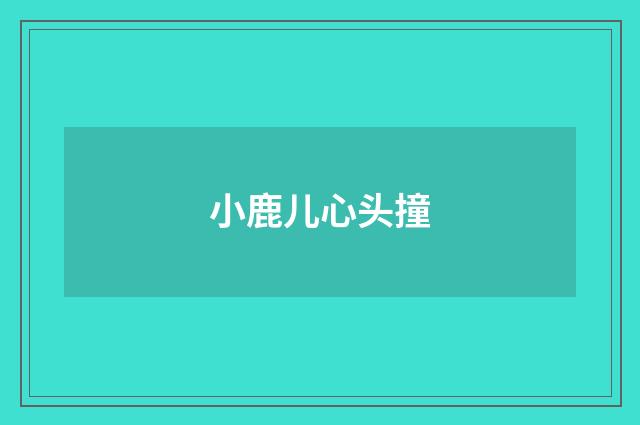 小鹿儿心头撞