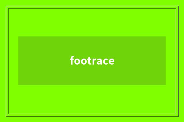 footrace