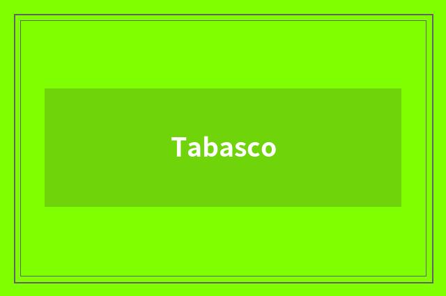Tabasco