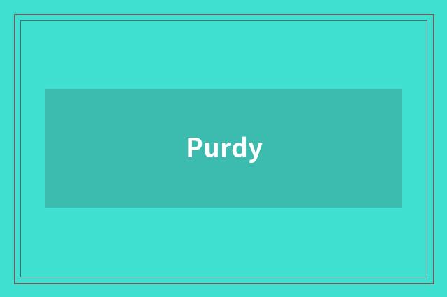 Purdy