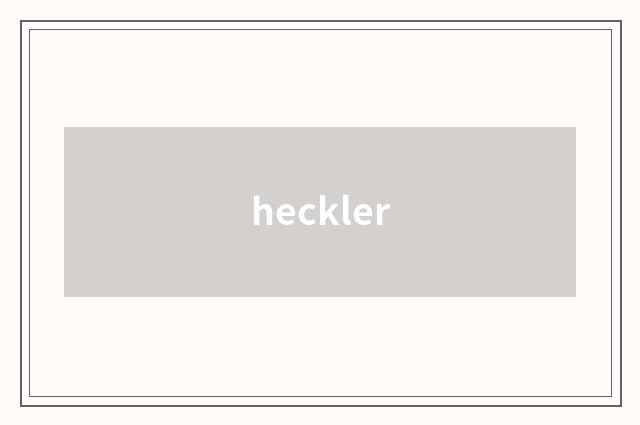 heckler