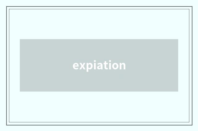 expiation