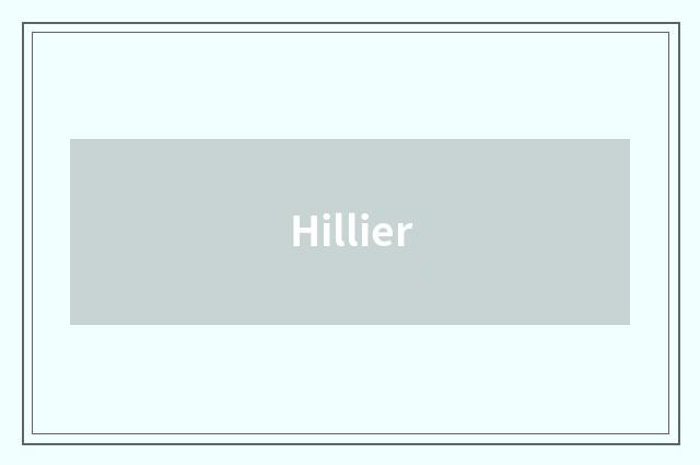 Hillier