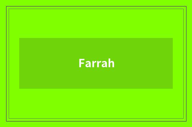 Farrah