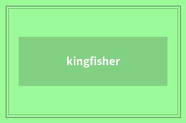 kingfisher