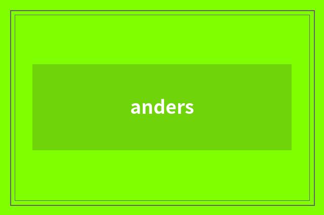 anders