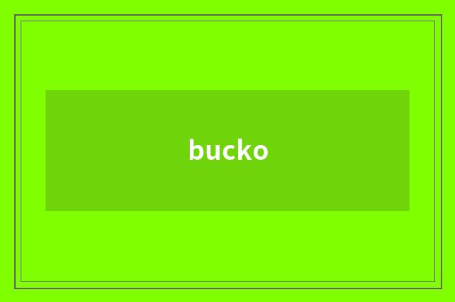 bucko