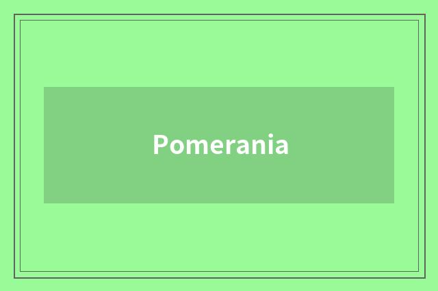 Pomerania