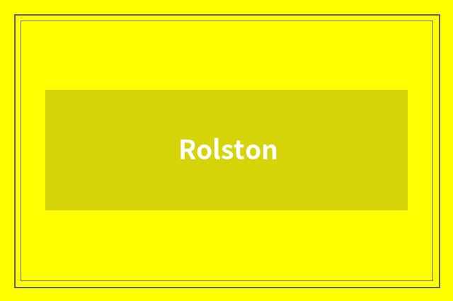 Rolston