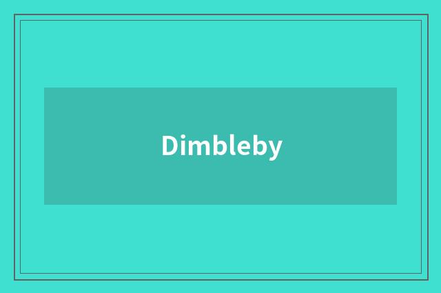 Dimbleby