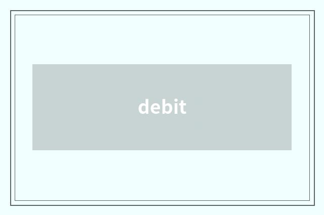 debit