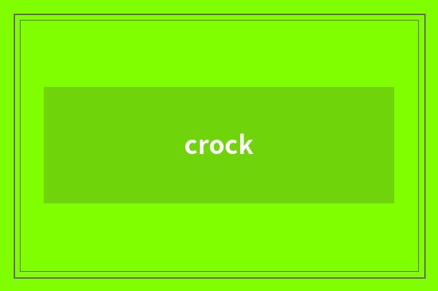 crock