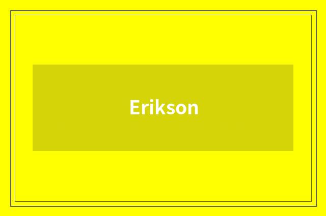 Erikson