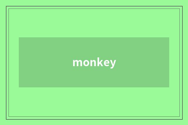 monkey
