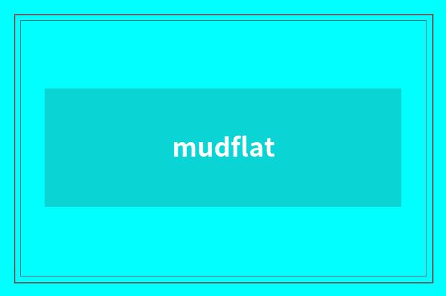 mudflat