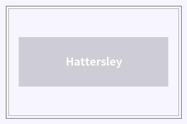 Hattersley
