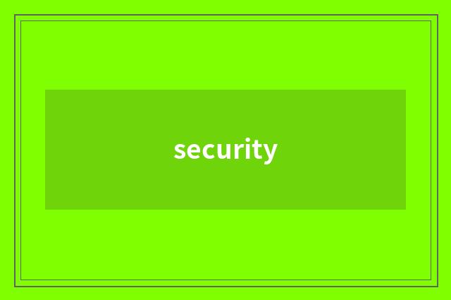 security