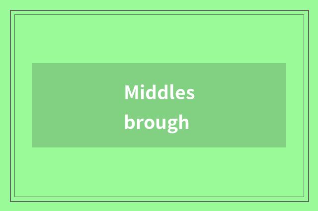 Middlesbrough
