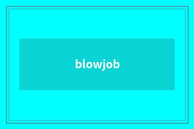 blowjob