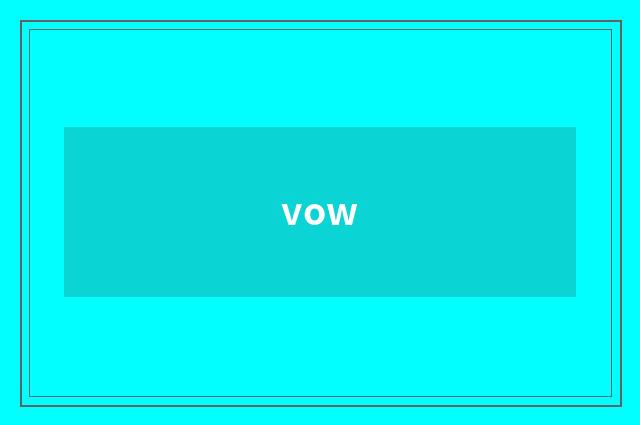 vow