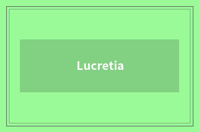 Lucretia