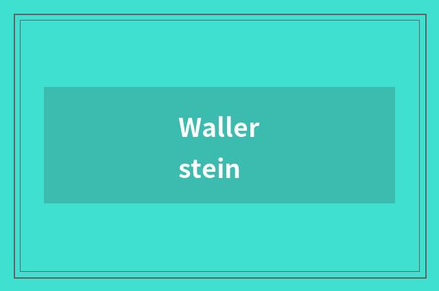 Wallerstein