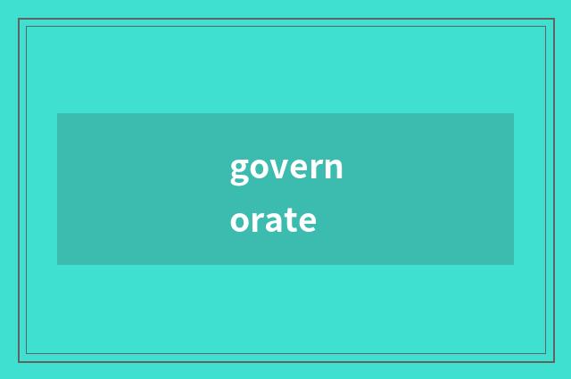governorate