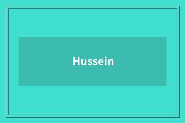 Hussein
