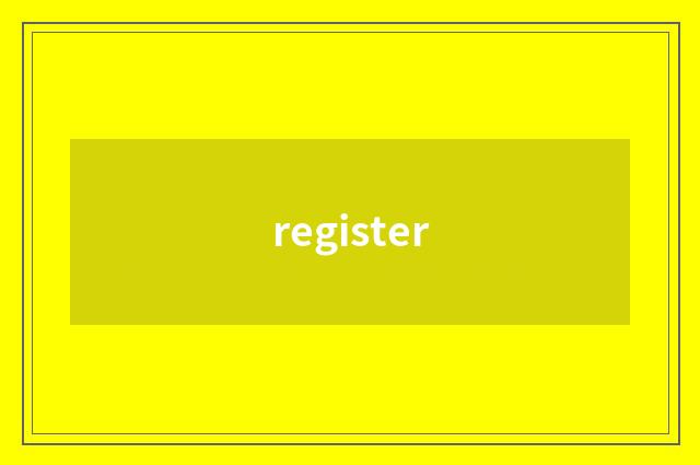 register
