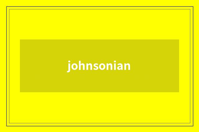 johnsonian