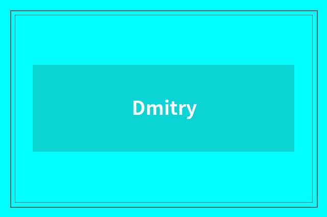 Dmitry