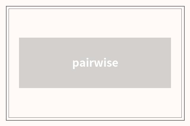 pairwise