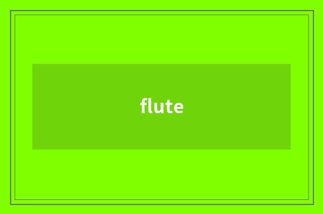 flute