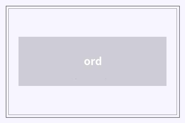 ord